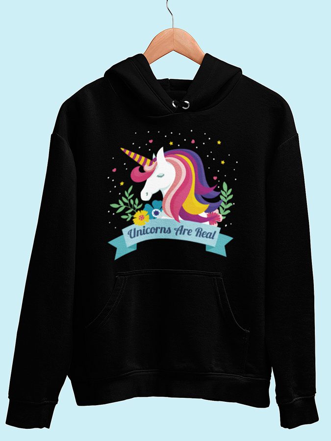 unicorn hoodie girl