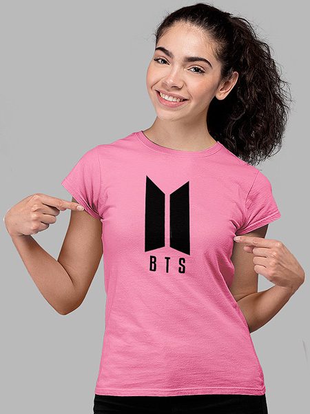 BTS logo T shirt for girls
