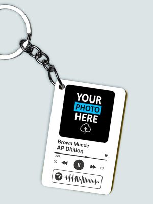 Custom song keychain | Double sided spotify song keychain-keyring