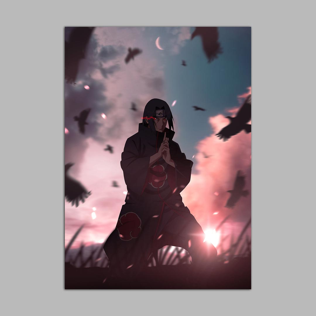 itachi poster at ₹399 | best anime metalic posters