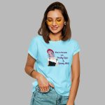 She's a tornado-quotes t shirts for ladies | Skyblue t shirt