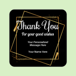 Thank you wedding stickers