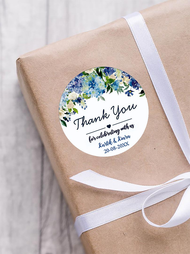 wedding thank you stickers