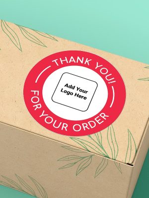 thank you for your order stickers
