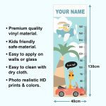 height measurement sticker