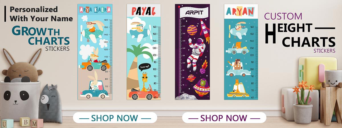 growth chart stickers