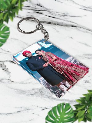 Acrylic photo keychain