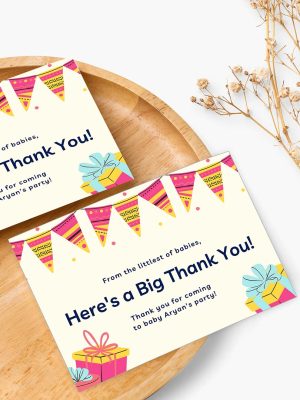 party thank you card