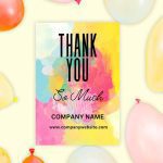thank you card for purchasing