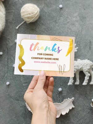 thank you card for customer