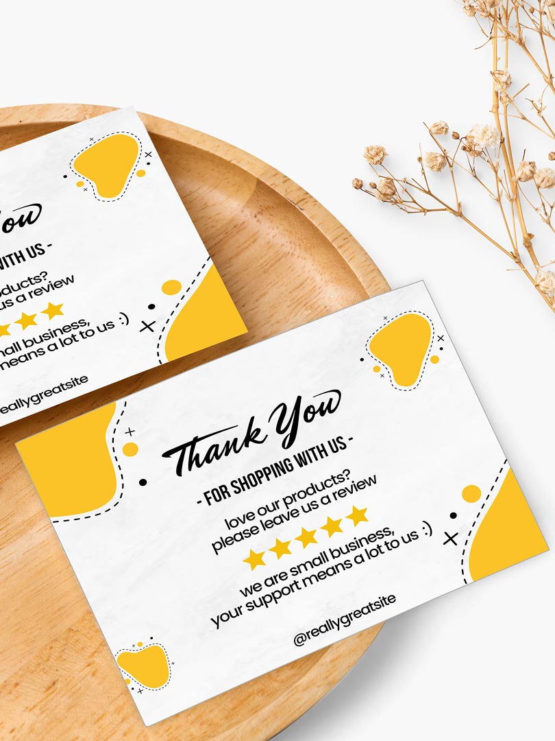 designer thank you cards | thank you cards for business