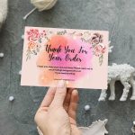 thank you card for customer