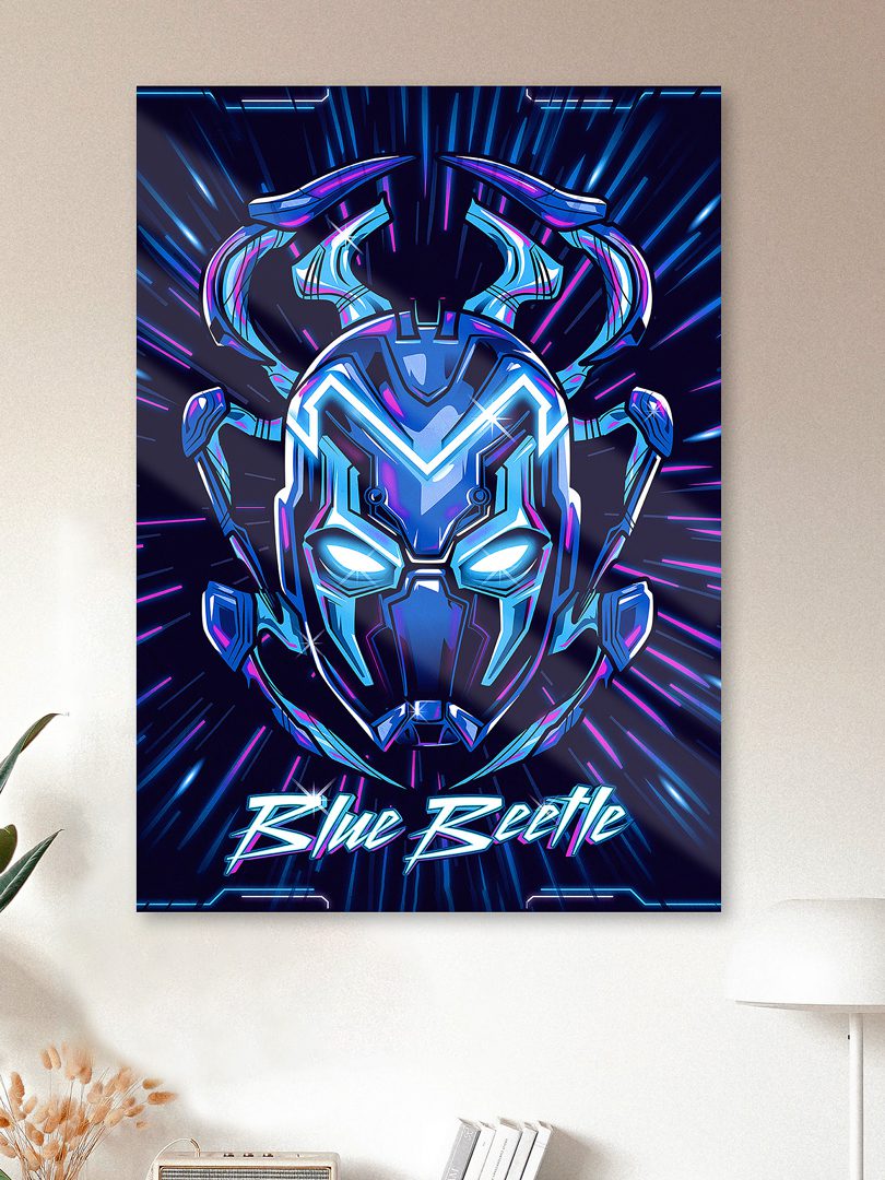 blue beetle poster