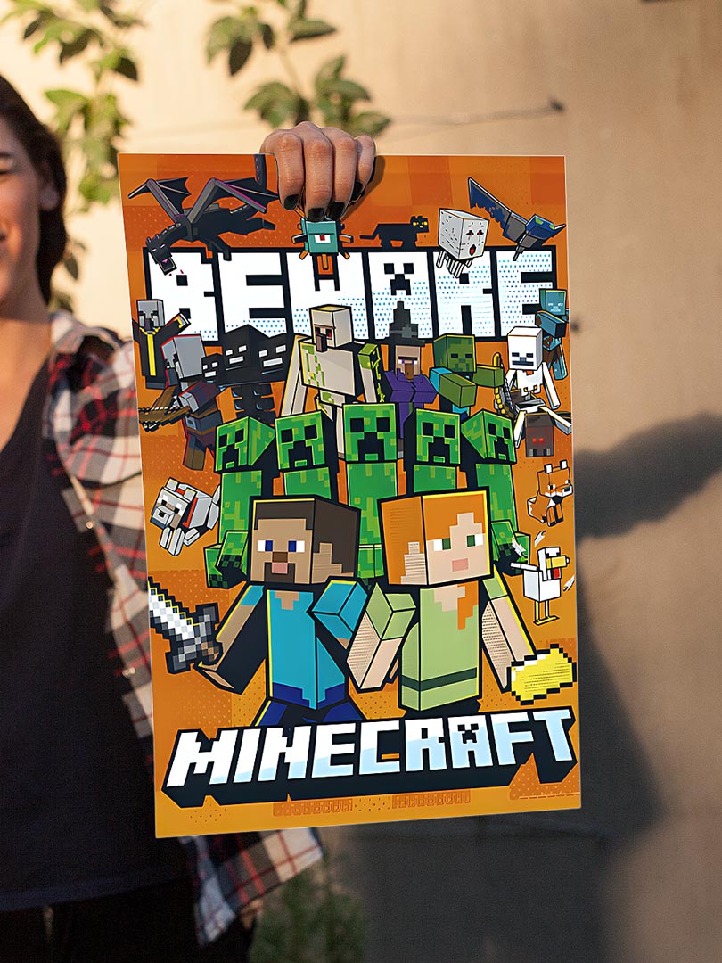 minecraft poster