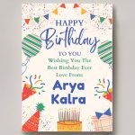 Birthday gift cards