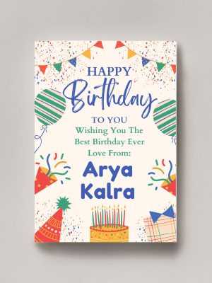 Birthday gift cards