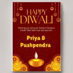 diwali card for gifts