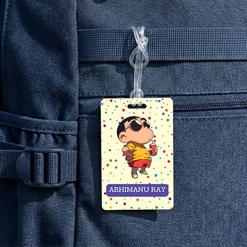 Shinchain Luggage Tag | School Bag Tag