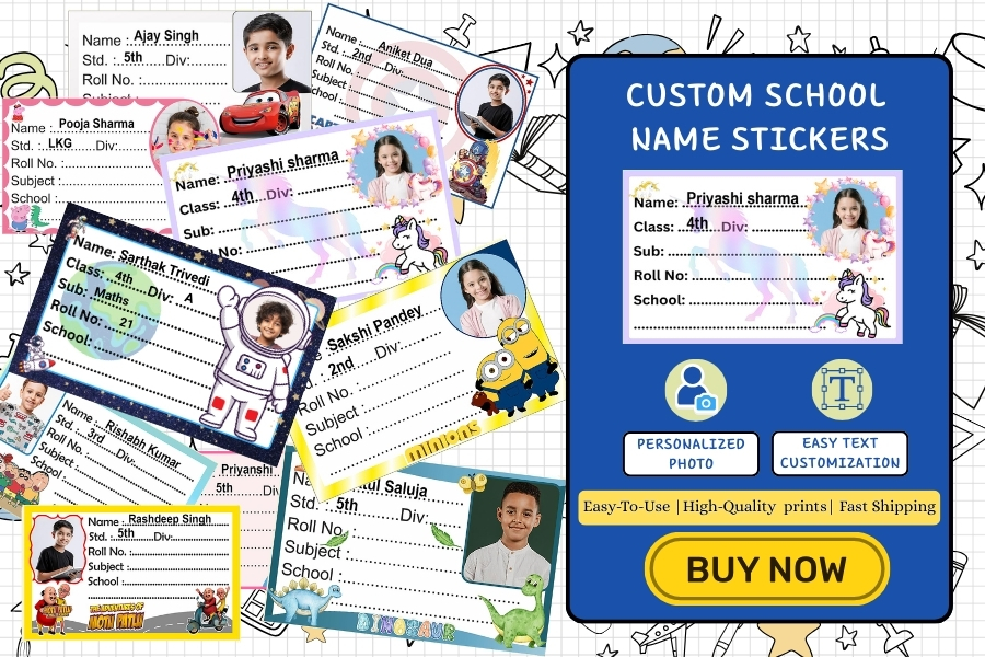 Custom Name Stickers