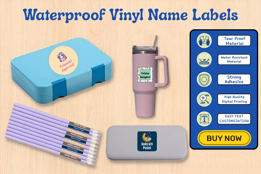 Waterproof Name Label